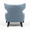 fauteuil prince cuir bleu arriere location