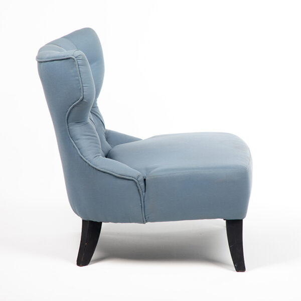 fauteuil prince cuir bleu cote location