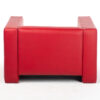 fauteuil simili cuir rouge arriere location