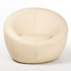 Fauteuil Haworth cuir beige face location