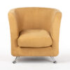 fauteuil cabriolet tissu marron face location