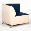 fauteuil bicolore blanc bleu location