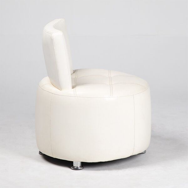 fauteuil simili cuir blanc cote location