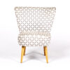 ft151gr fauteuil vintage motif coton gris bleu location face