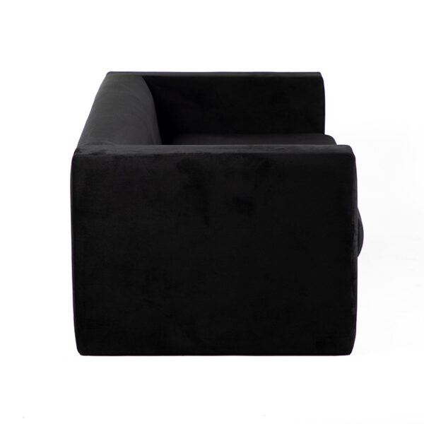 fauteuil 2 places daim noir location cote