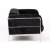 Fauteuil 2 Places En Tissu Noir cote location