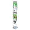 Porte brochure  Cdiscount.com Présentoir ZIG ZAG en aluminium pliable pour documents
