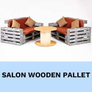 salon palette bois location