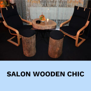 salon en bois location