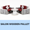 salon en palette bois location