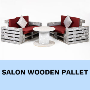 salon en palette bois location