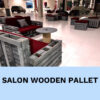 salon palette bois location