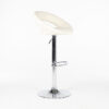 TB002bc tabouret pablo cuir blanc