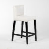 TB005BC tabouret elvis tissus bois