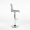 TB008GR Tabouret TURIN simili cuir gris location cote