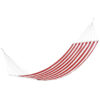 de012 hamac deco rouge blanc