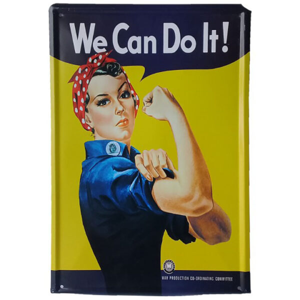 de051 plaque decorative we can do it