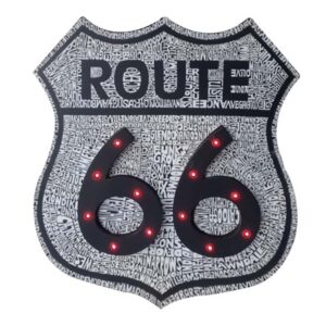 de057 deco lumineuse route 66 usa