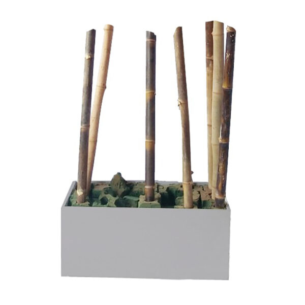 ep035 jardiniere polyester bambous