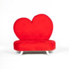 ft203RG fauteuil 2 places tissu rouge coeur location face