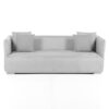 FT303GR fauteuil 3 places en tissu gris face location