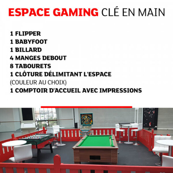 tk007 espace gaming cle en main