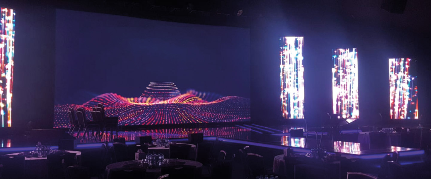 Giant LED screens 