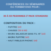 pack audiovisuel, conference séminaire formation