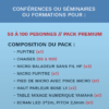 pack audiovisuel, conference séminaire formation