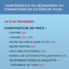 pack audiovisuel, conference séminaire formation